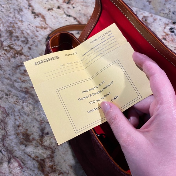 Dooney&Bourke Suede Kyra Bag - Picture 6 of 12